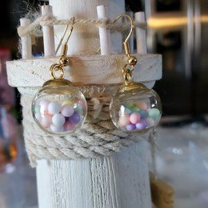 Gumball Candy Jar Earrings